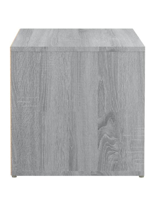 Úložný box se zásuvkou šedý sonoma 40,5 x 40 x 40 cm kompozit