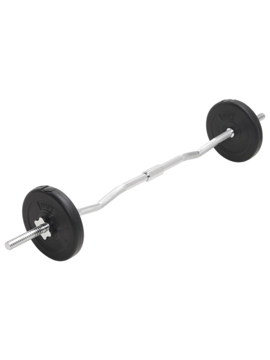 Sada obouručních a jednoručních činek 30 kg