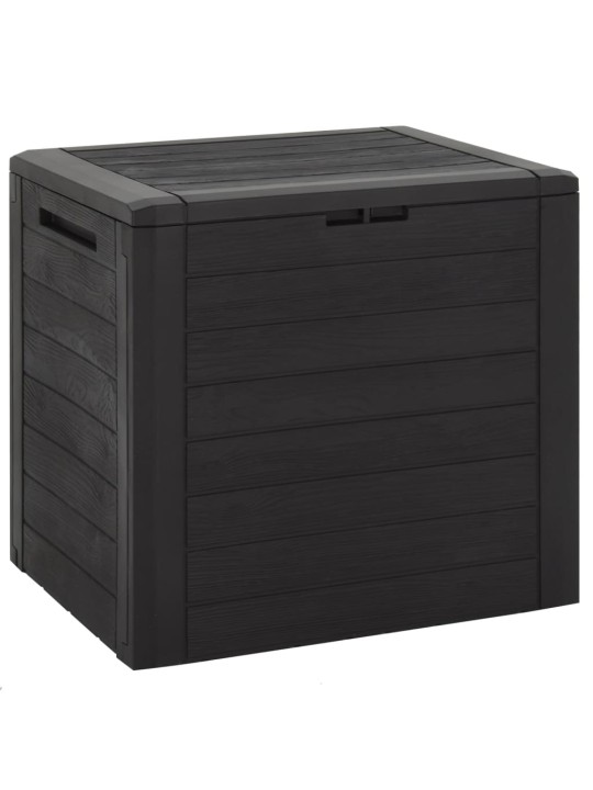 Zahradní úložný box hnědý 58,5 x 46 x 55 cm polypropylen