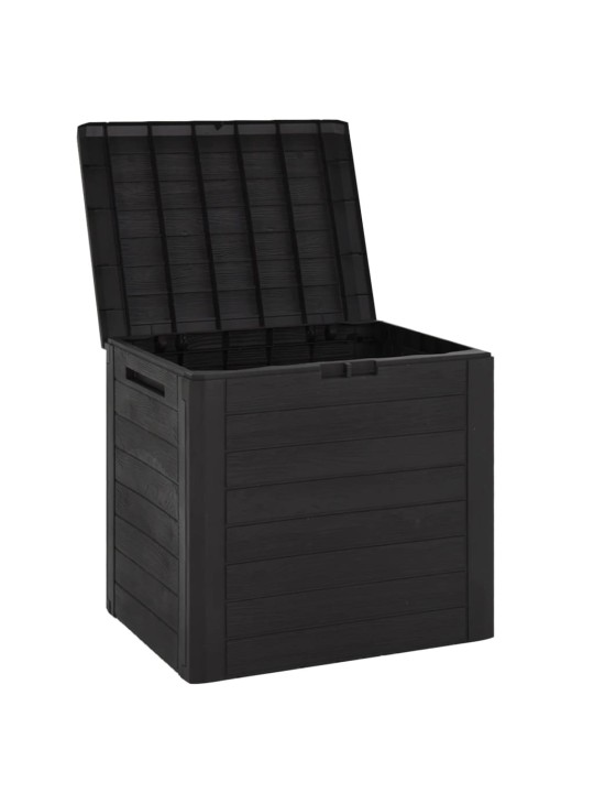 Zahradní úložný box hnědý 58,5 x 46 x 55 cm polypropylen
