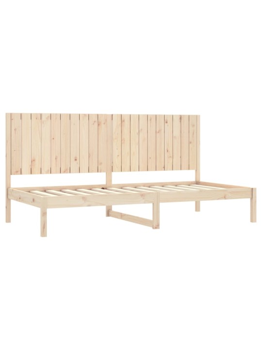 Válenda bez matrace 90 x 200 cm masivní borovice