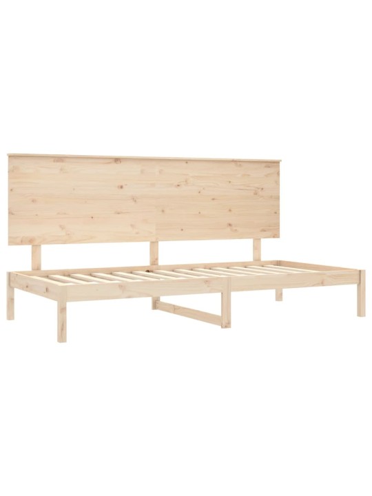 Válenda bez matrace 90 x 200 cm masivní borovice