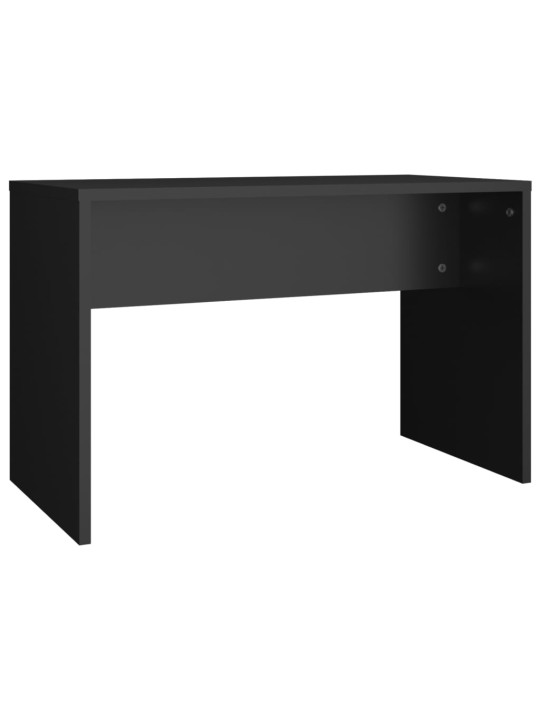 Set toaletního stolku černý 86,5 x 35 x 136 cm