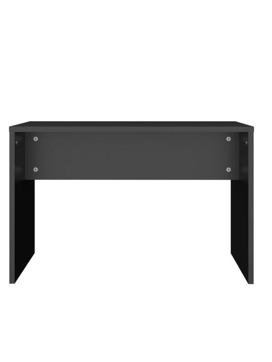 Set toaletního stolku černý 86,5 x 35 x 136 cm