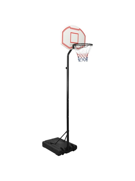 Basketbalový koš bílý 282–352 cm polyethylen