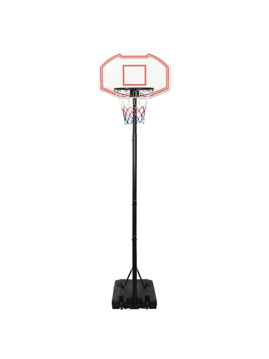 Basketbalový koš bílý 282–352 cm polyethylen
