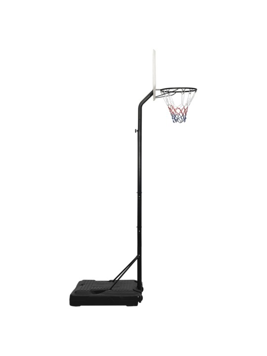 Basketbalový koš bílý 282–352 cm polyethylen