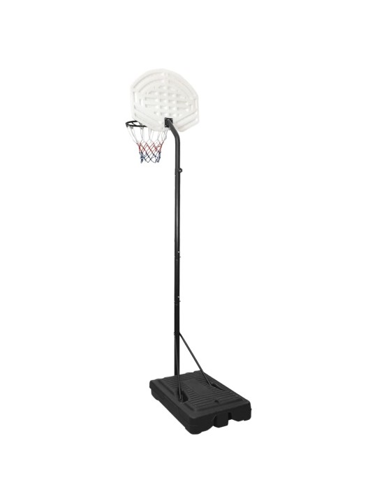 Basketbalový koš bílý 282–352 cm polyethylen