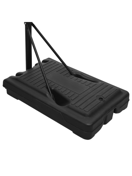 Basketbalový koš bílý 282–352 cm polyethylen