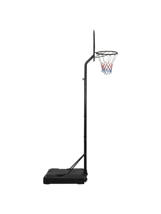 Basketbalový koš černý 282–352 cm polyethylen