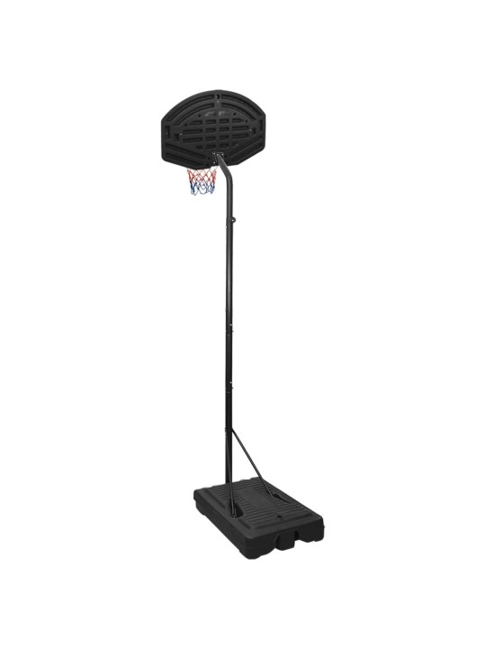 Basketbalový koš černý 282–352 cm polyethylen