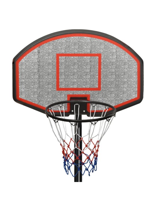 Basketbalový koš černý 282–352 cm polyethylen