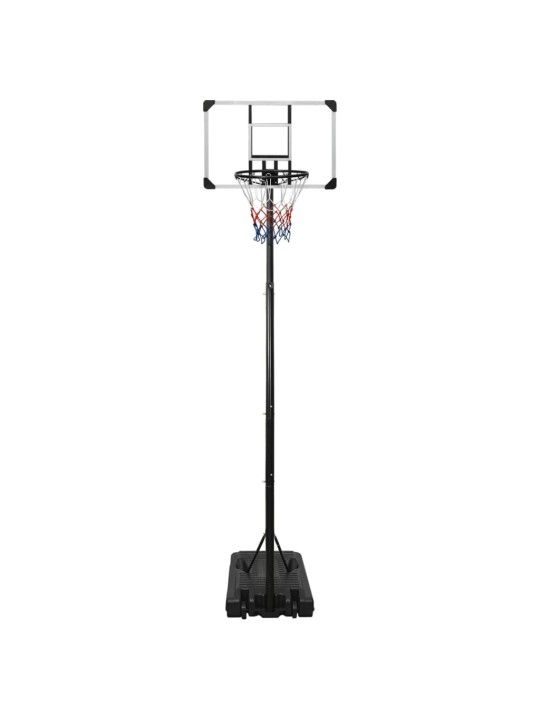 Basketbalový koš s průhlednou deskou 280–350 cm polykarbonát