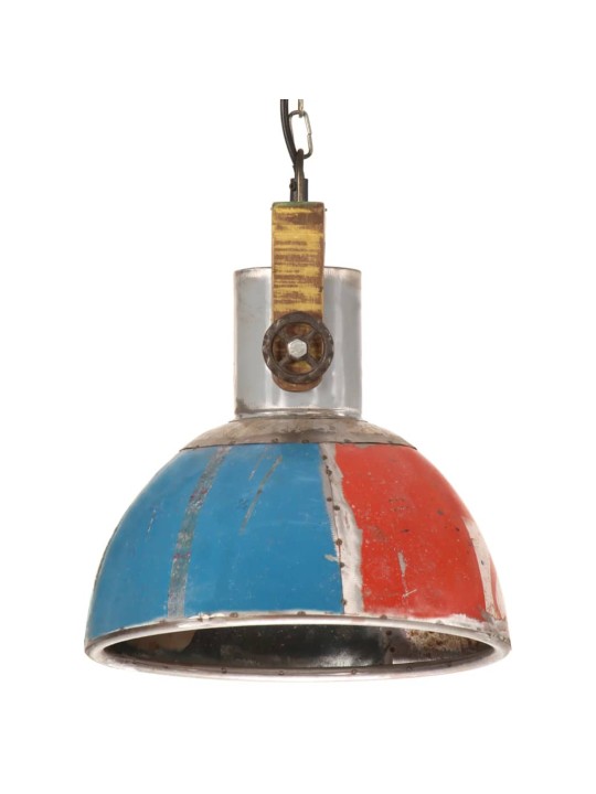 Industriální závěsná lampa 25 w vícebarevná kulatá 30 cm e27