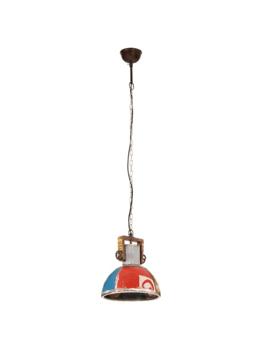 Industriální závěsná lampa 25 w vícebarevná kulatá 30 cm e27