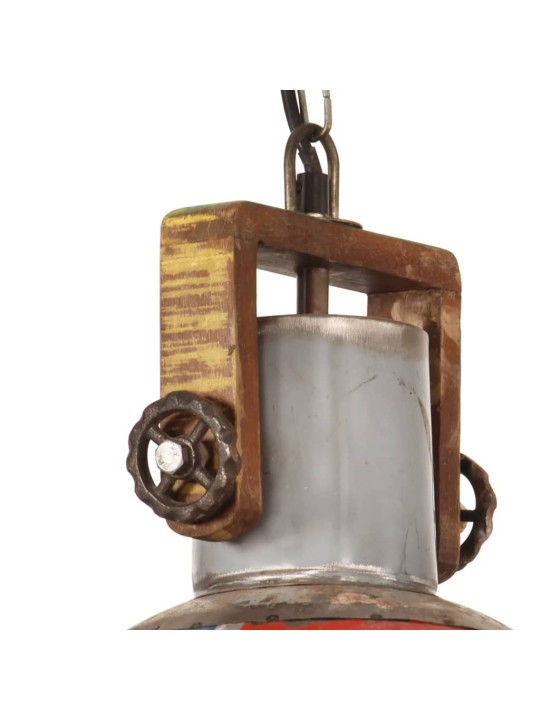 Industriální závěsná lampa 25 w vícebarevná kulatá 30 cm e27