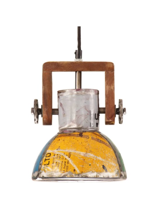 Industriální závěsná lampa 25 w vícebarevná kulatá 19 cm e27