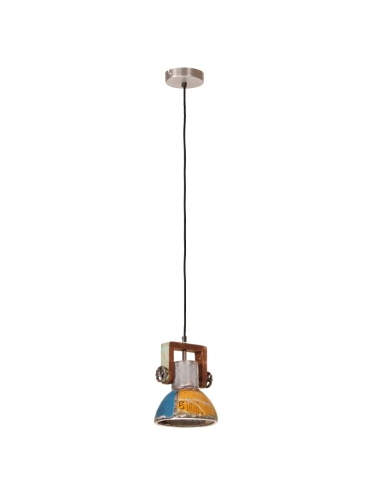 Industriální závěsná lampa 25 w vícebarevná kulatá 19 cm e27