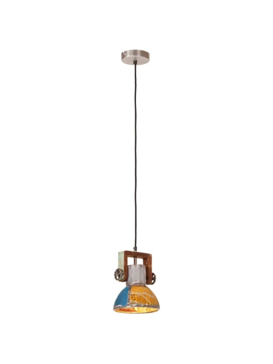 Industriální závěsná lampa 25 w vícebarevná kulatá 19 cm e27