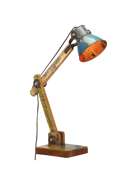 Industriální stolní lampa vícebarevná kulatá 23x18x95 cm e27
