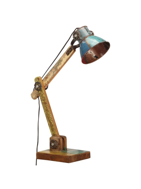Industriální stolní lampa vícebarevná kulatá 23x18x95 cm e27