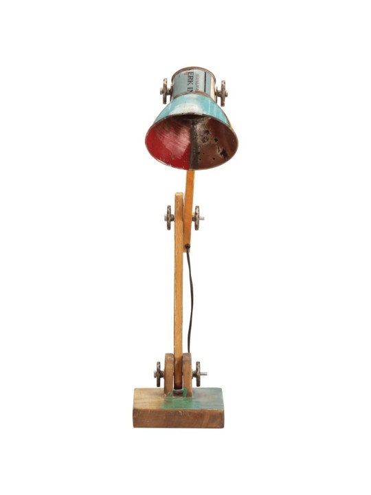 Industriální stolní lampa vícebarevná kulatá 23x18x95 cm e27