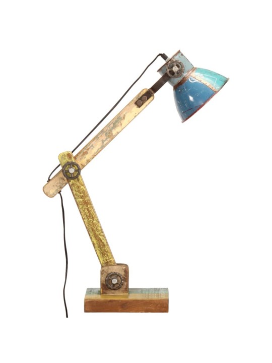 Industriální stolní lampa vícebarevná kulatá 23x18x95 cm e27