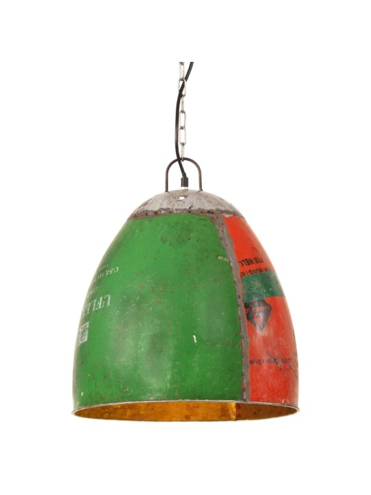 Industriální závěsná lampa 25 w vícebarevná kulatá 42 cm e27