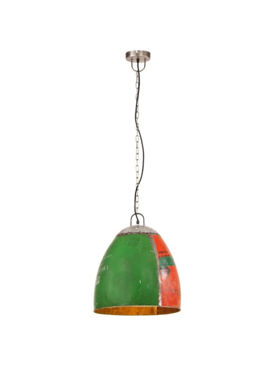 Industriální závěsná lampa 25 w vícebarevná kulatá 42 cm e27