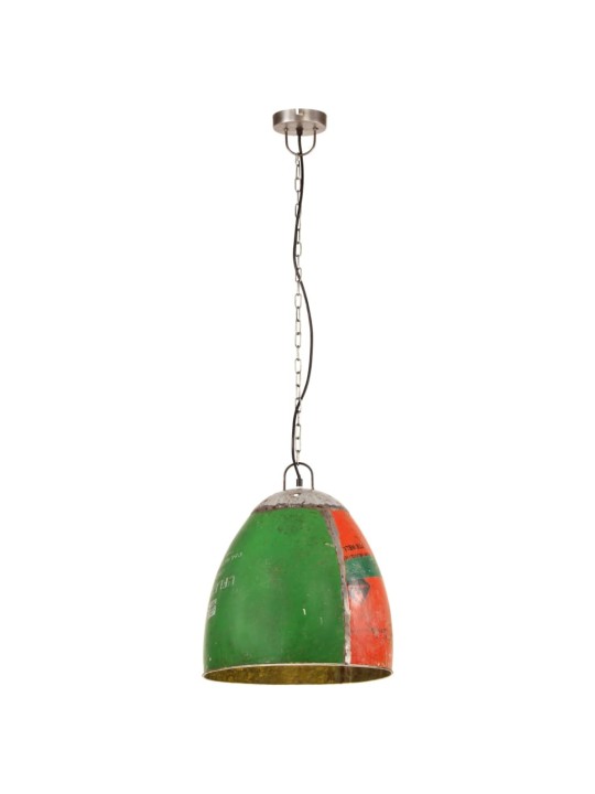 Industriální závěsná lampa 25 w vícebarevná kulatá 42 cm e27