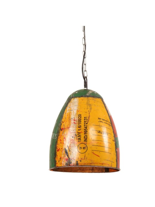 Industriální závěsná lampa 25 w vícebarevná kulatá 32 cm e27