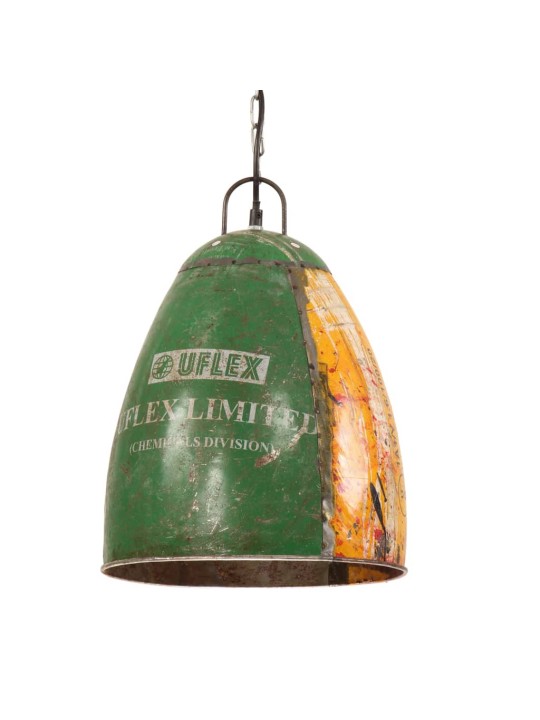 Industriální závěsná lampa 25 w vícebarevná kulatá 32 cm e27