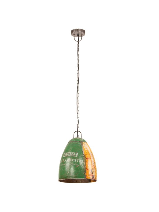 Industriální závěsná lampa 25 w vícebarevná kulatá 32 cm e27
