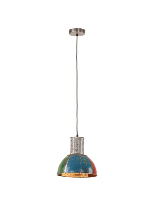 Industriální závěsná lampa 25 w vícebarevná kulatá 28,5 cm e27
