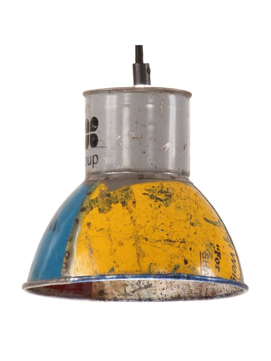 Industriální závěsná lampa 25 w vícebarevná kulatá 17 cm e27