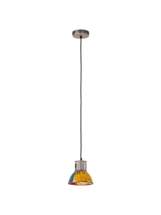Industriální závěsná lampa 25 w vícebarevná kulatá 17 cm e27