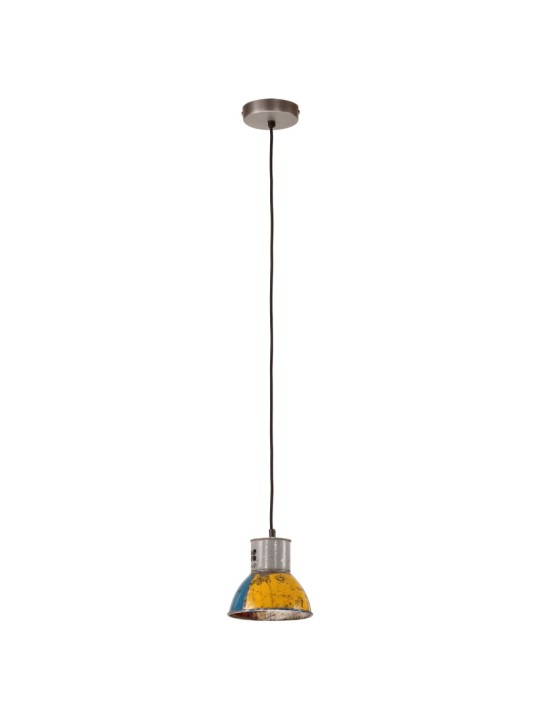 Industriální závěsná lampa 25 w vícebarevná kulatá 17 cm e27
