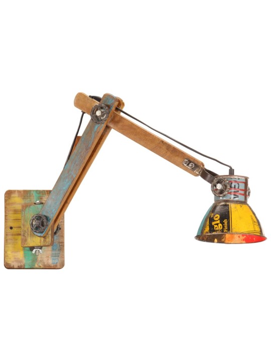 Nástěnná lampa industriální styl vícebarevná kulatá e27