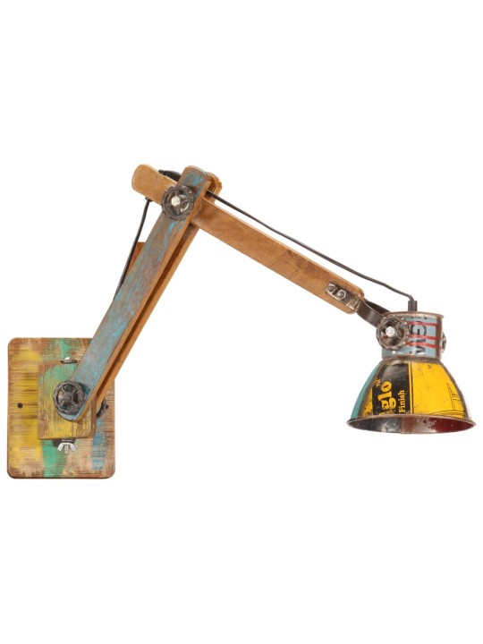 Nástěnná lampa industriální styl vícebarevná kulatá e27
