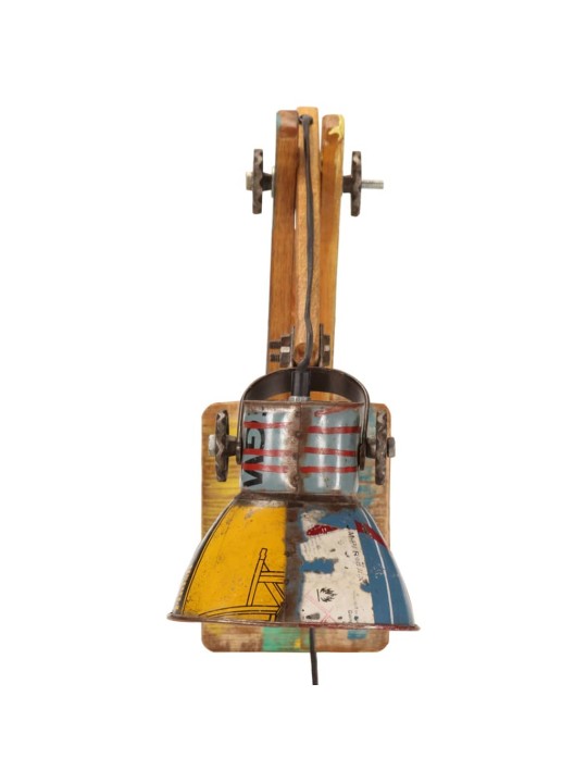 Nástěnná lampa industriální styl vícebarevná kulatá e27