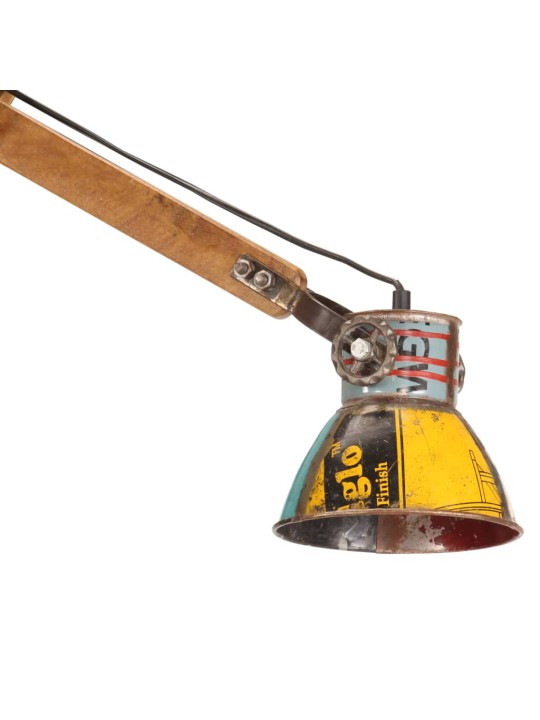 Nástěnná lampa industriální styl vícebarevná kulatá e27