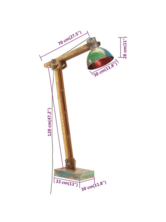 Stojací lampa vícebarevná e27