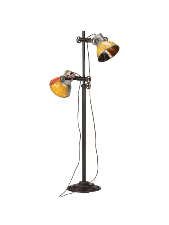 Stojací lampa se 2 stínidly vícebarevná E27