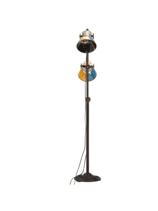 Stojací lampa se 2 stínidly vícebarevná E27