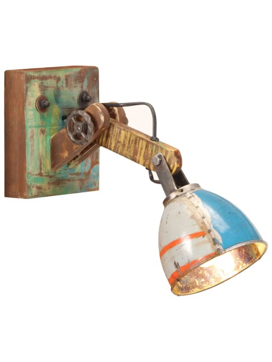 Nástěnná lampa industriální styl vícebarevná kulatá e27