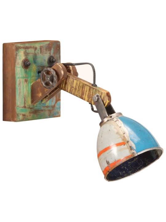 Nástěnná lampa industriální styl vícebarevná kulatá e27