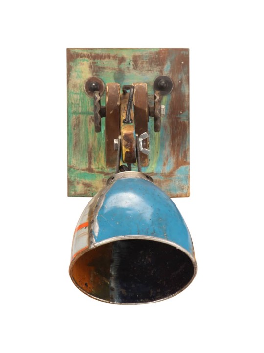 Nástěnná lampa industriální styl vícebarevná kulatá e27