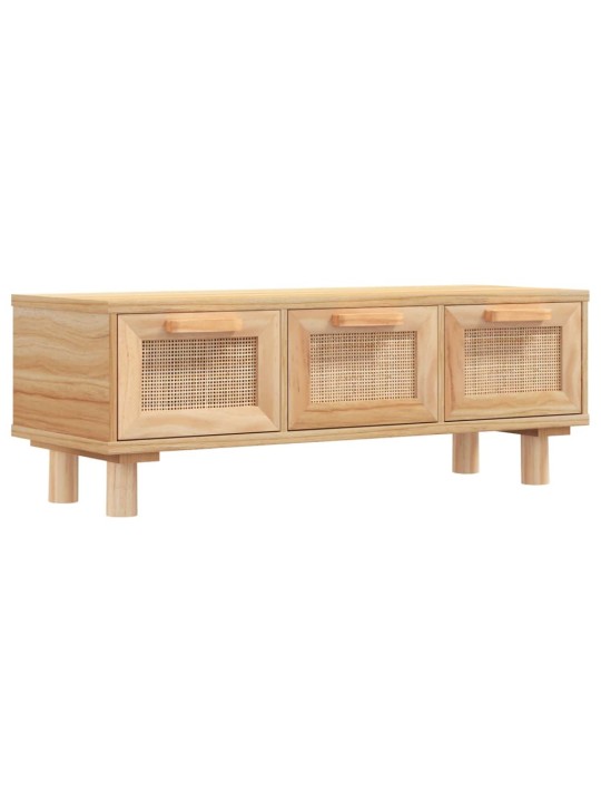 Konferenční stolek hnědý 80x40x30 cm kompozitní a borové dřevo