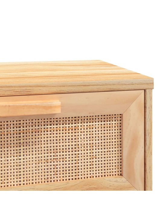 Konferenční stolek hnědý 80x40x30 cm kompozitní a borové dřevo