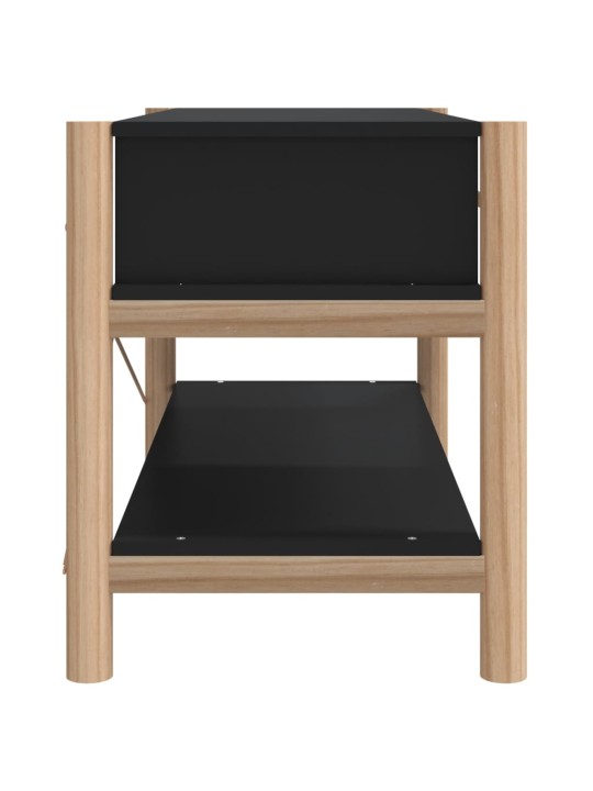 Tv skříňka černá 82x38x45 cm kompozitní dřevo